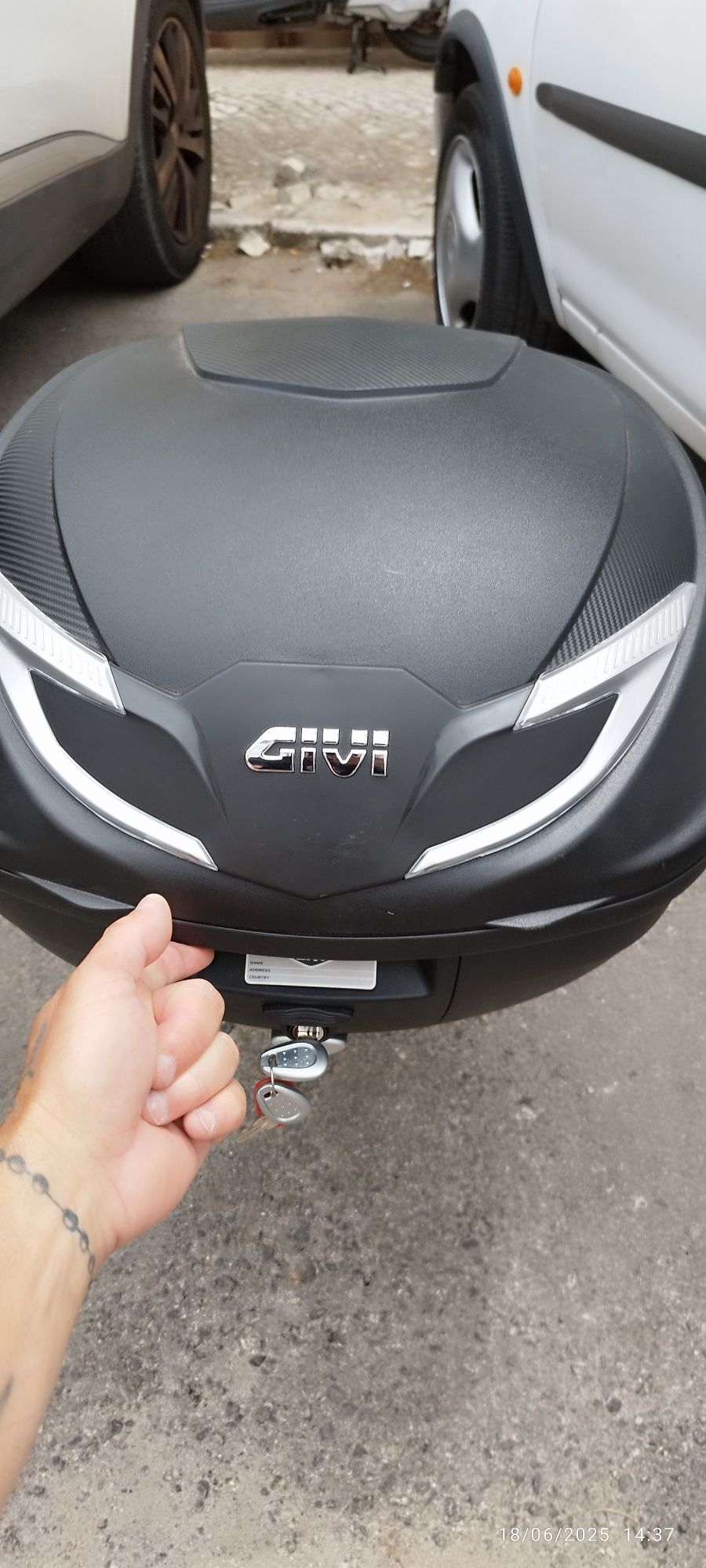 Top case completa  givi como nova