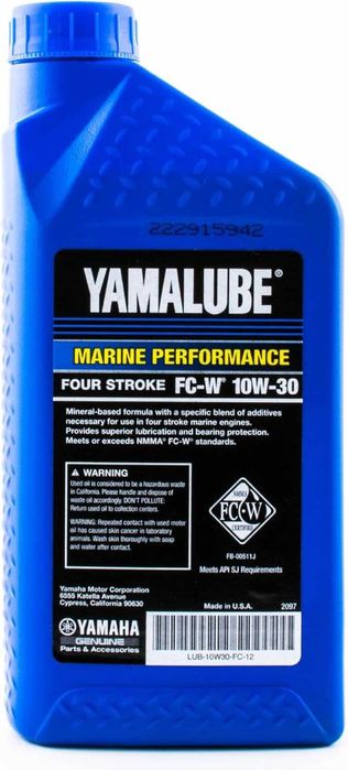 Моторное масло Yamalube FC-W 10W-30 1л