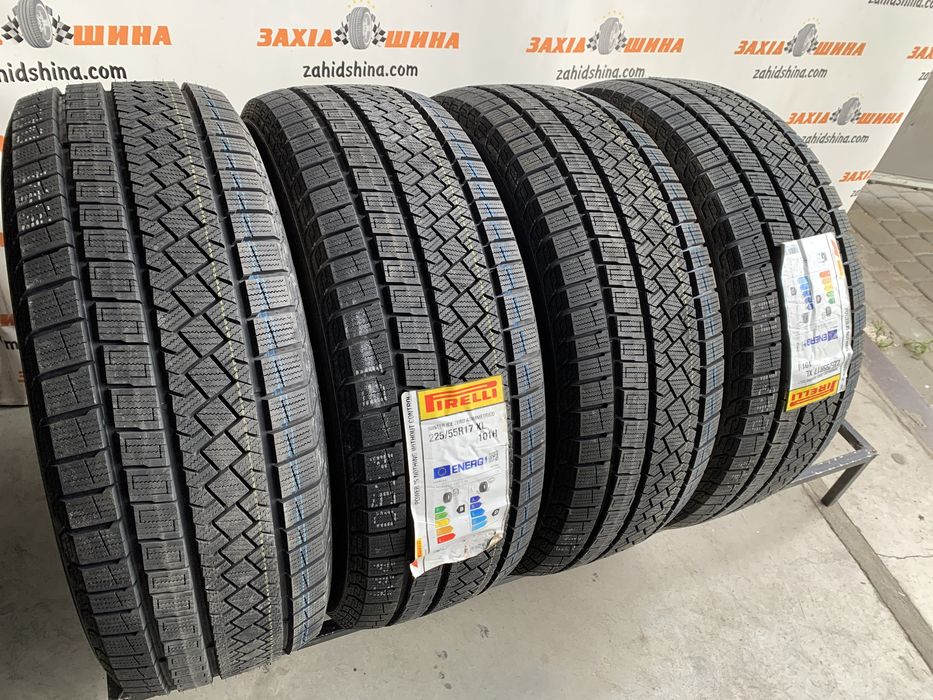 (10шт)нові 225/55R17 Pirelli WINTER ICE ZERO ASIMMETRICO (101H) зимові