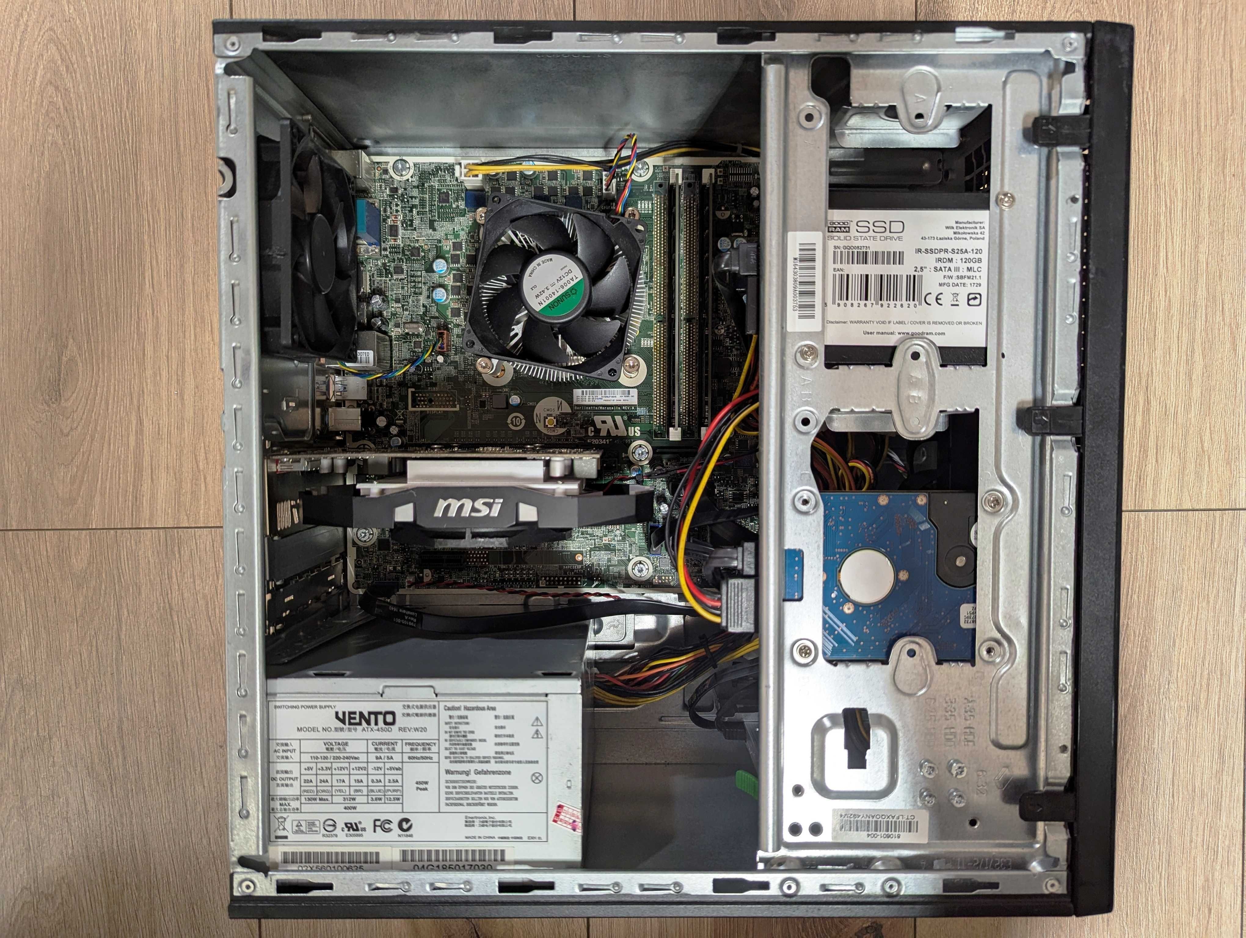 Системный блок s.1151 HP 400 G3 intel i3-6100/Radeon RX 460 4gb/DDR4