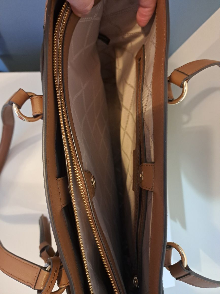 Oryginalna Torebka 	Michael Kors Sullivan Large Saffiano Luggage