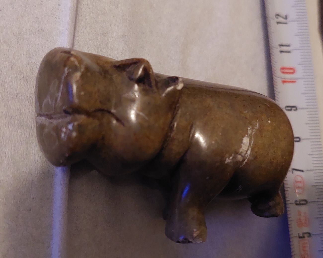 Rzeźba,  figurki  : hipopotam I żółwie