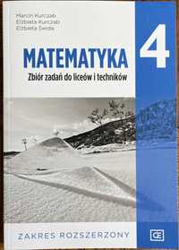 Matematyka zbiór zadań Klasa 4 rozszerzony PAZDRO B