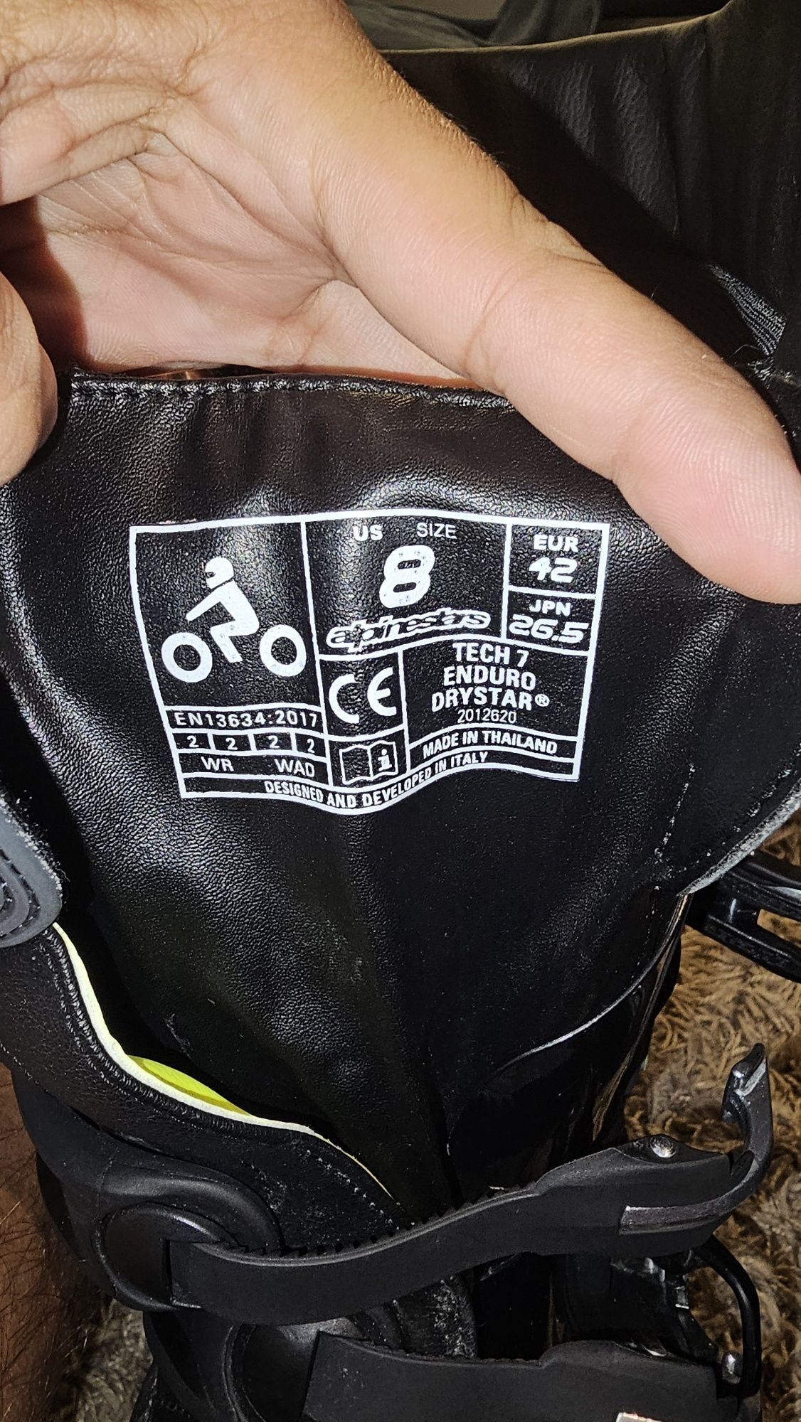 Botas Alpinestars TECH 7 Dry Star - TOP!