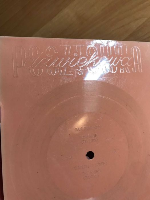 Pocztówka dźwiękowa PRL McKenzie San Francisco Kinks Waterloo Sunset