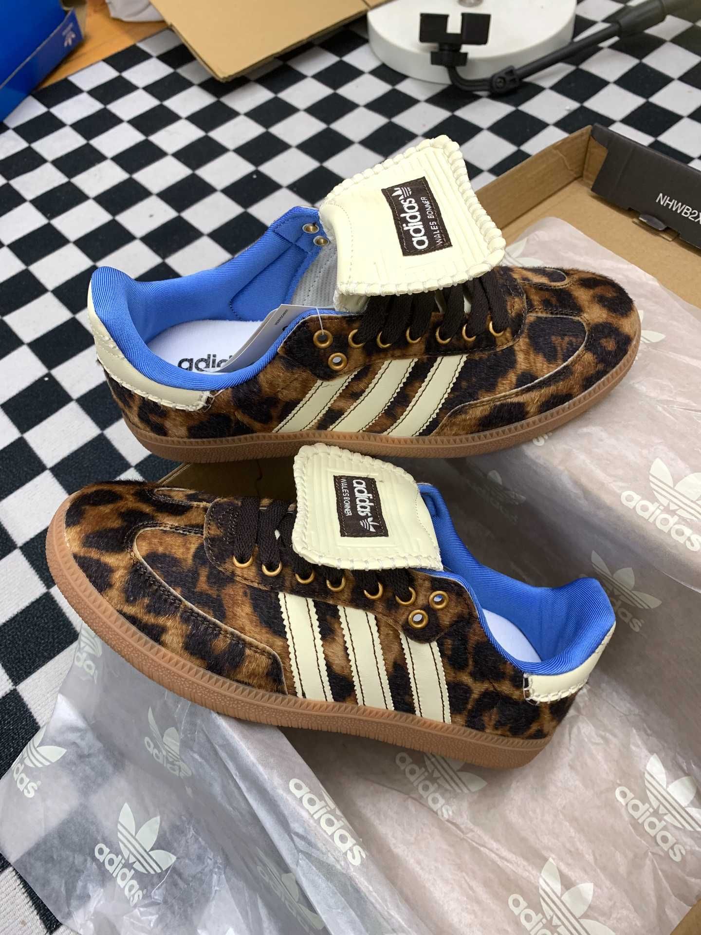 nowy Buty Adǐdas Samba Leopard Damskie Rozmiar.39