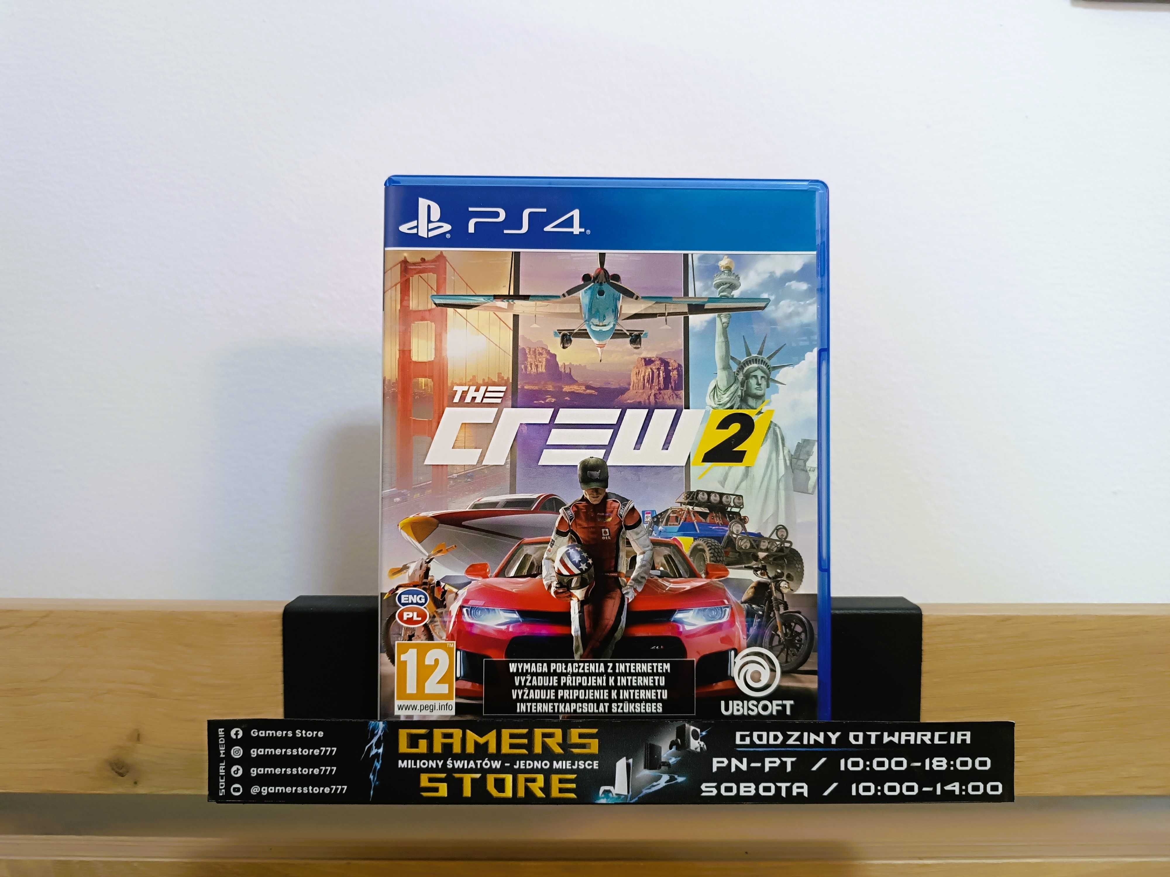 The Crew 2 - PlayStation 4 - Gamers Store -WYŚCIGI SAMOCHODOWE