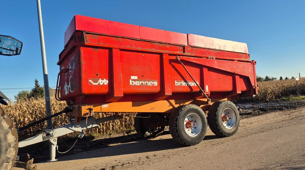 Przyczepa skorupowa wywrotka rolnicza tandem skorupa