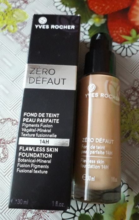 новая тональная основа "ноль недостатков" от ИВ РОШЕ беж 200