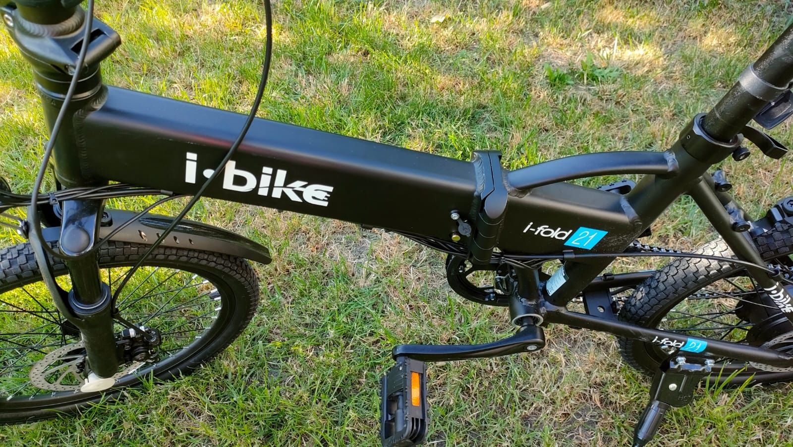 Rower elektryczny składak -i.bike Fold 21- nowy silnik.