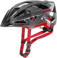 Kask rowerowy UVEX ACTIVE 56-60cm anthracite red
