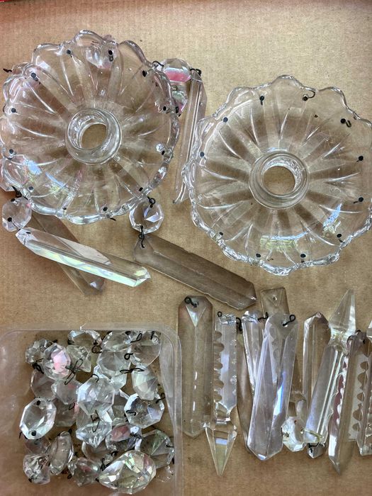 Lustre antigo de 4 braços