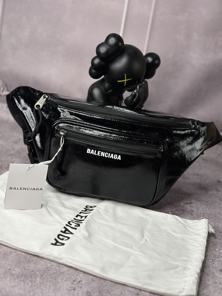 Сумка бананка Balenciaga чоловіча сумка Баленсіага ЛЮКС якість