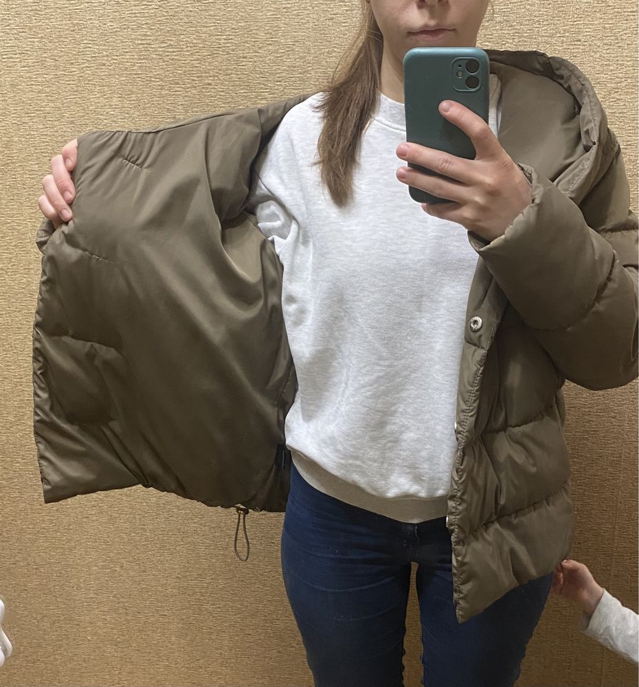 Куртка демісезонна жіноча, колір шоколад, розмір xs