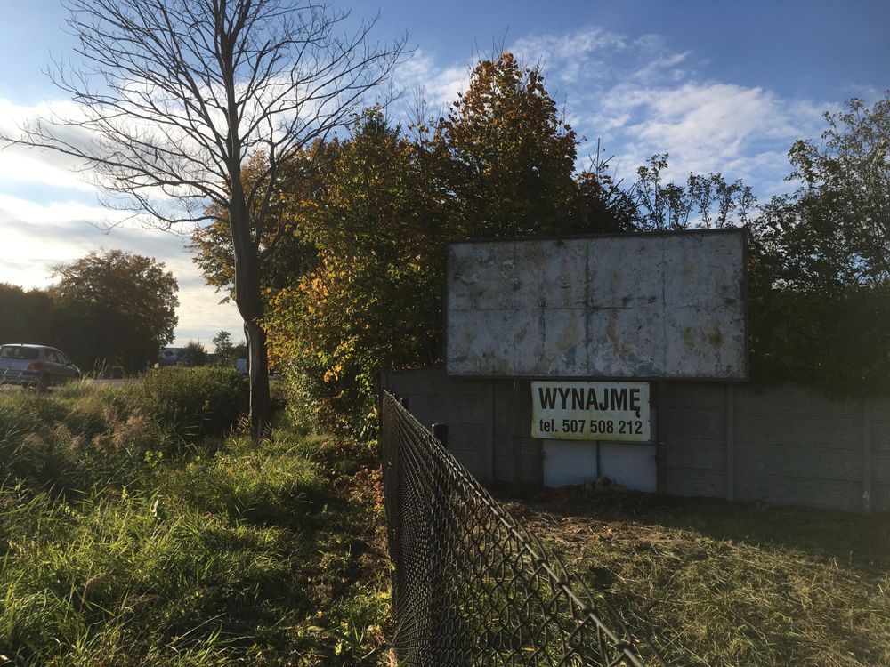 Wynajmę Bilbord , tablica reklamowa