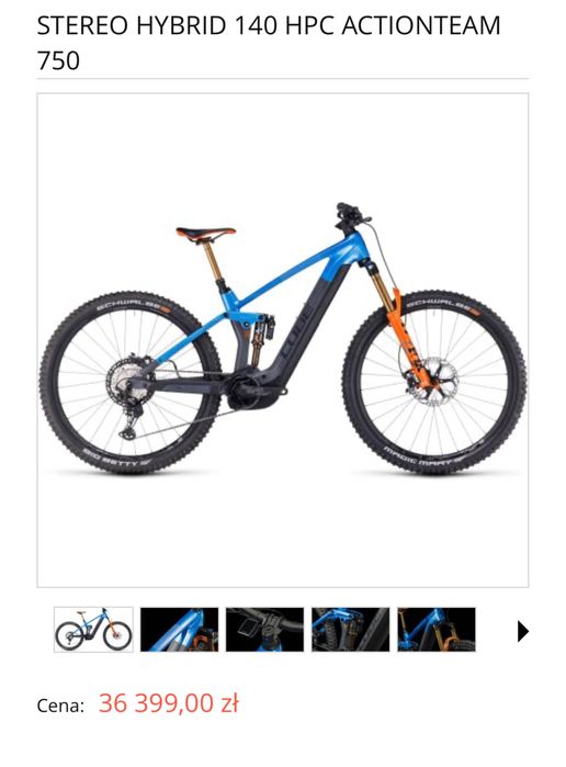 Raty 0%, 12 m-cy gw. CUBE (L) 160 HPC ACTIONTEAM. 660km 27,5" [nr334]