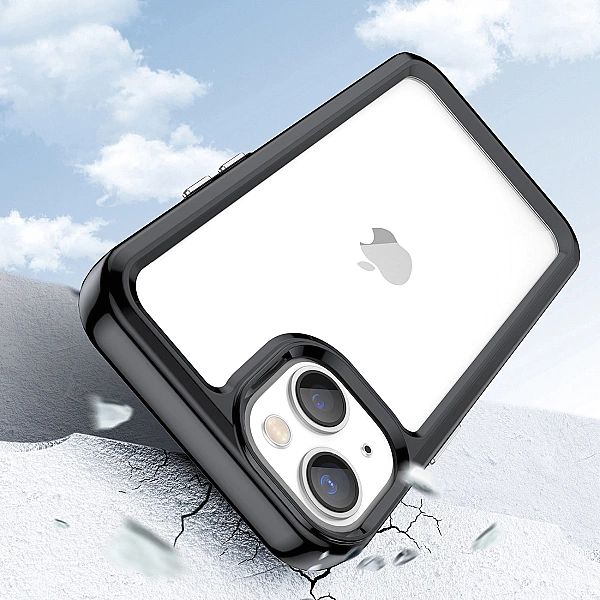 Outer Space Case etui iPhone 14 Plus sztywny pokrowiec z żelową ramką