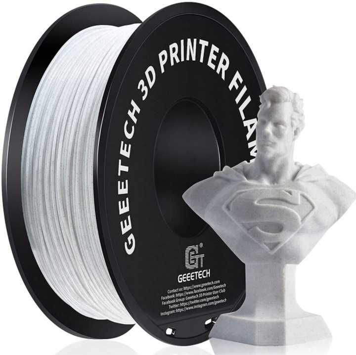 Пластик, филамент 3д GEEETECH PLA 1,75мм 1кг MARBLE / МАРМУР / КАМІНЬ