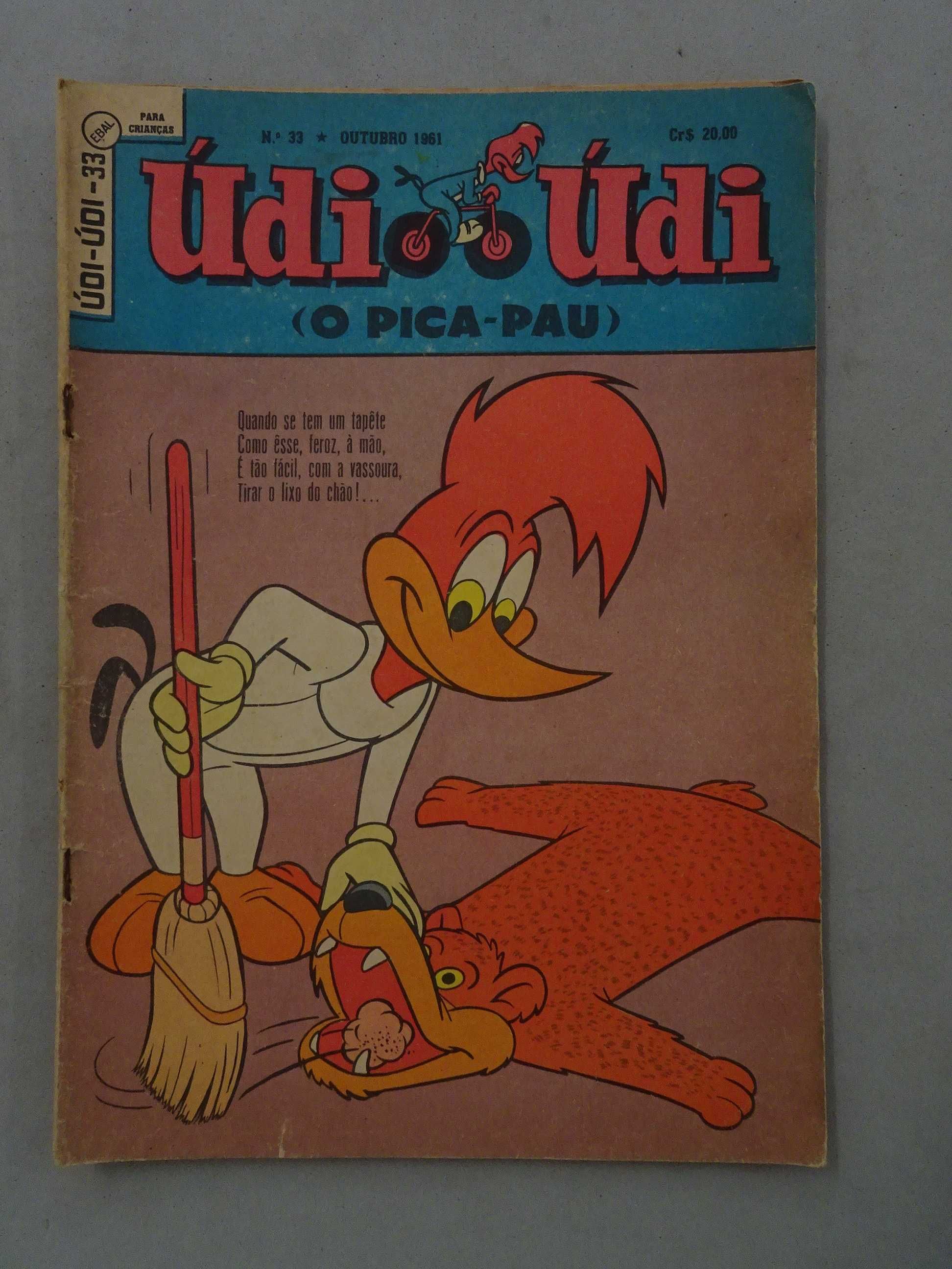 Livro EBAL Údi Údi (O Pica-Pau) nº 33