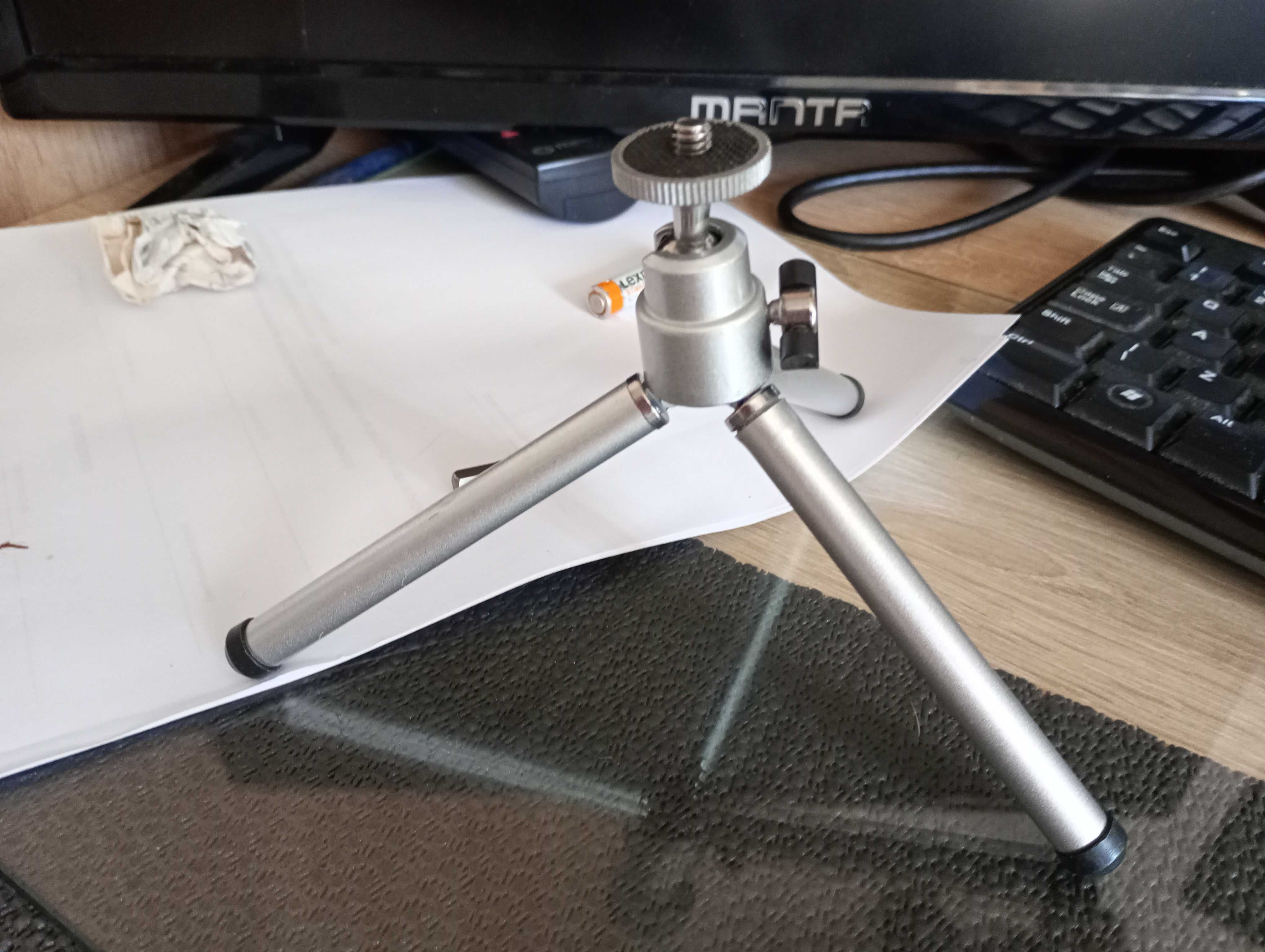 Mini statyw do mikrofonu