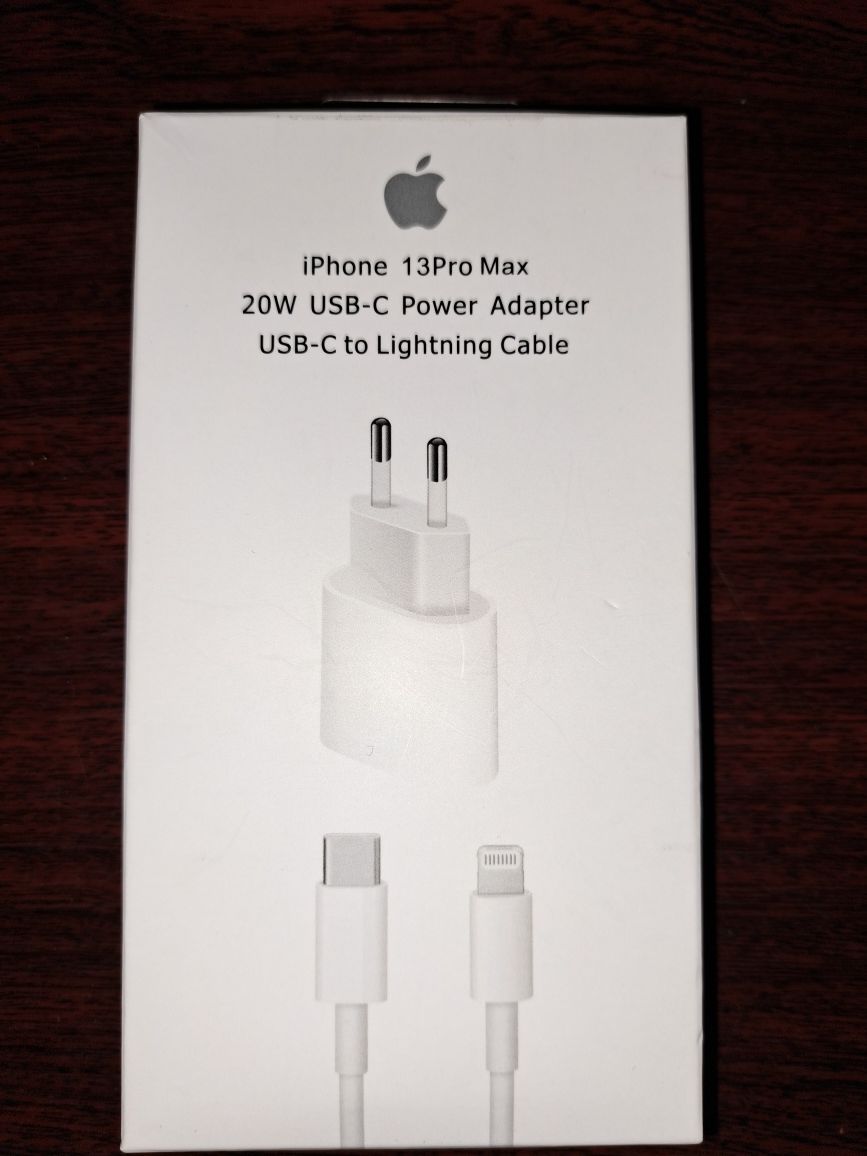 Оригінальна швидка Зарядка для iPhone 13 Pro Max 20W USB-C + Кабель Ty