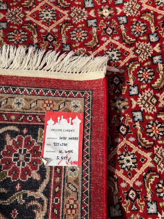 Dywan Perski Wełniany Kaszmirowy Indo Herati 325x250 sklep 25 tyś