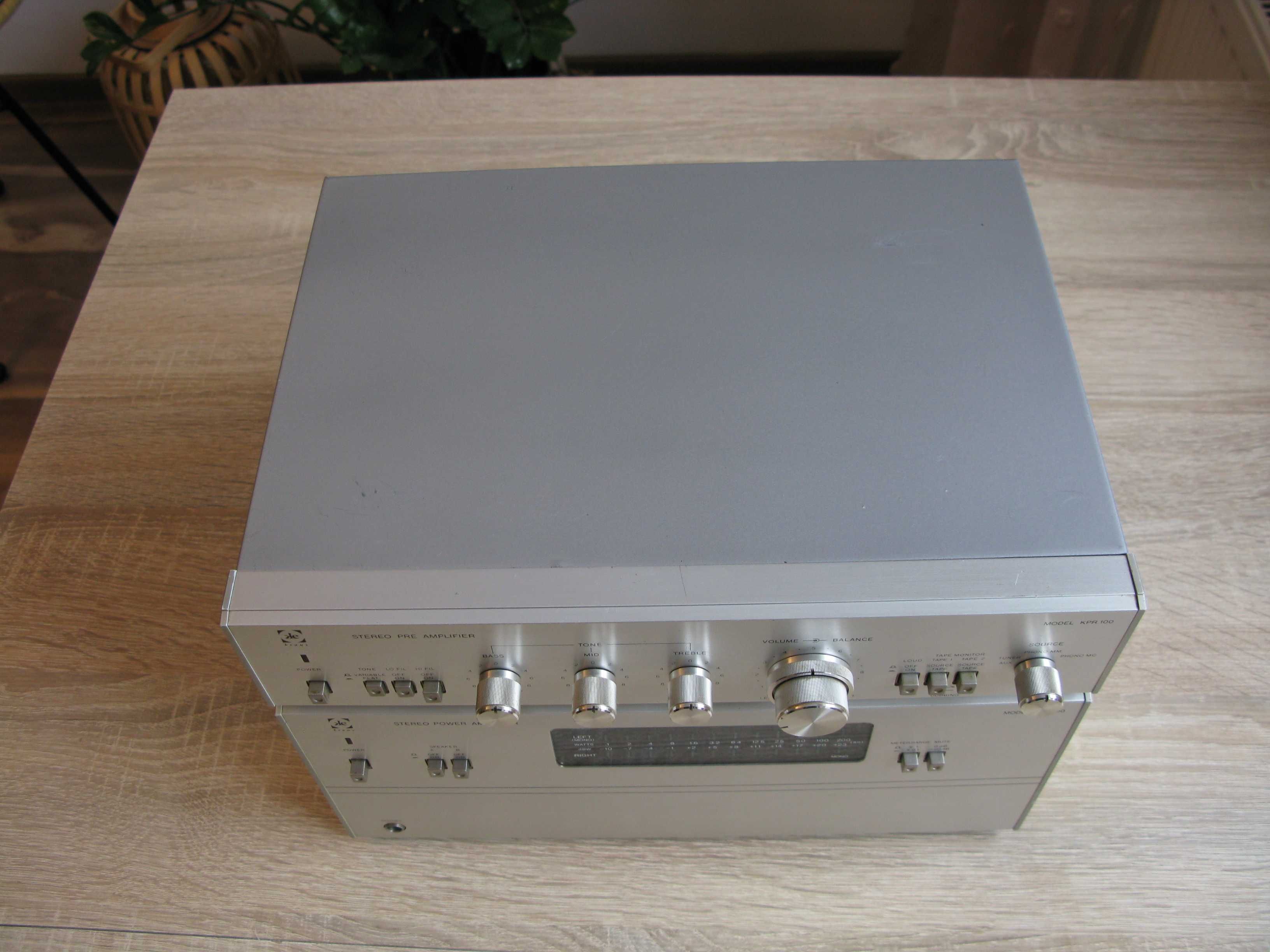 Wzmacniacz Cybernet Kraus KPR 100 KPA 100 jak asc nad pioneer sansui