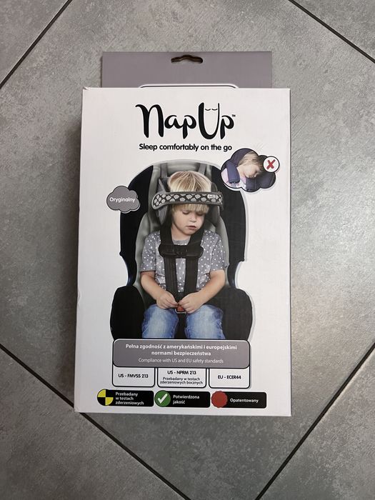 NapUp opaska podtrzymujaca glowe dziecka w foteliku, nowa