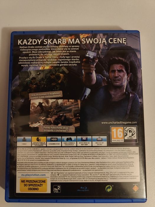 Uncharted 4 kres złodzieja PS4, PS5, PlayStation 4, PlayStation 5