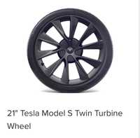 Jantes e pneus 21” Tesla Model S Twin Turbine