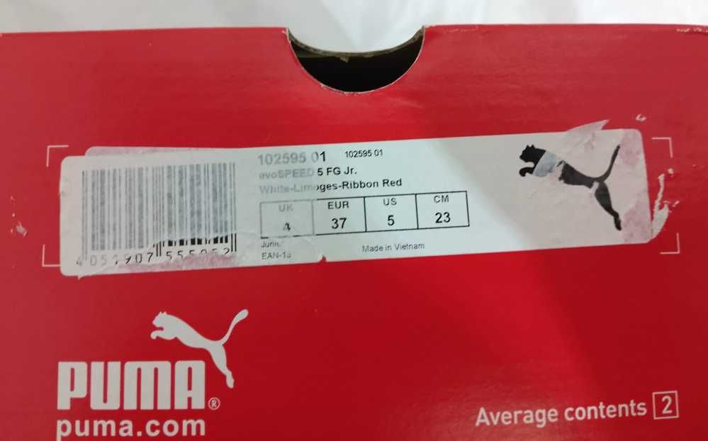Puma Chuteiras evoSPEED 5.5 Jr. Tam:37 (1712)