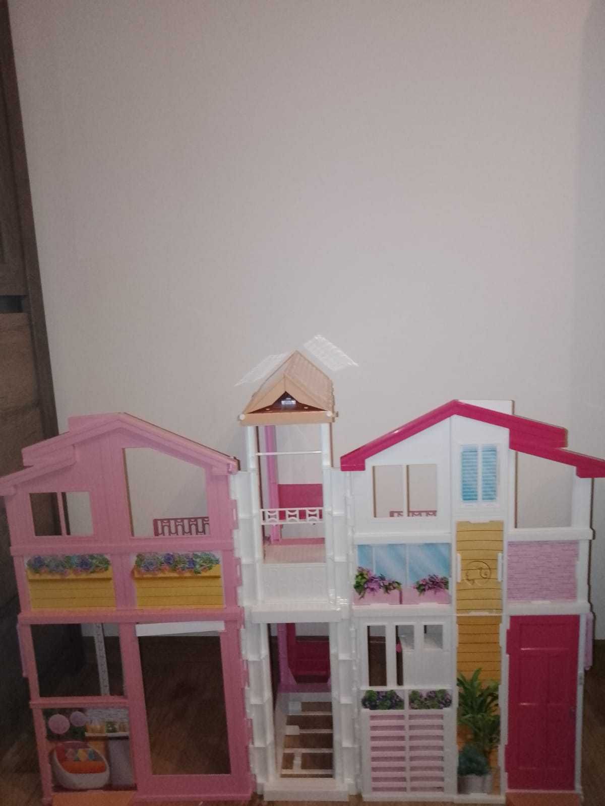 Domek dla Barbie stan bdb + Gratis