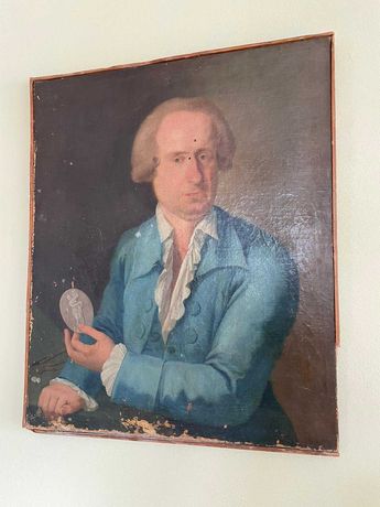 Obraz olejny na płótnie antyk XVIII wiek