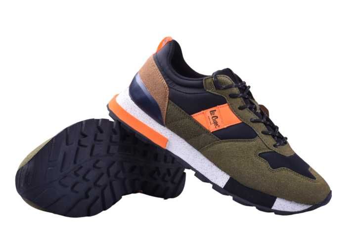 Buty Męskie Sportowe Lee Cooper Sneakersy -3007 khaki r.45 wys.24h