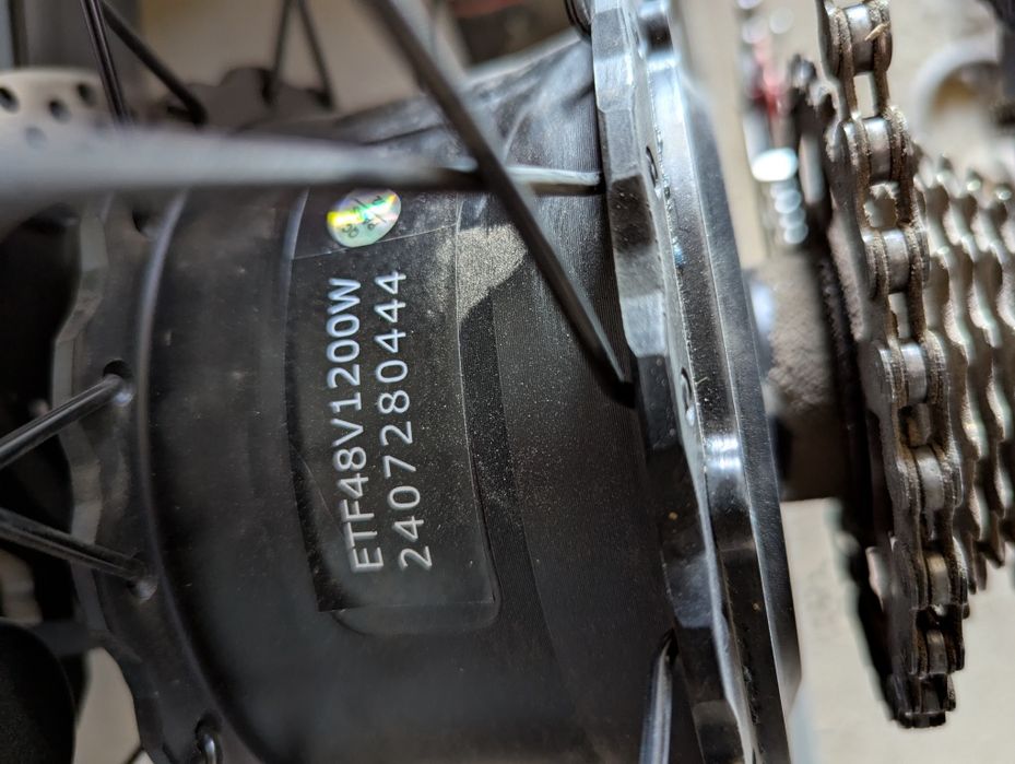 Мотор колесо 20x4.0 фетбайк 48v 750w + контролерта бмс в подарунок