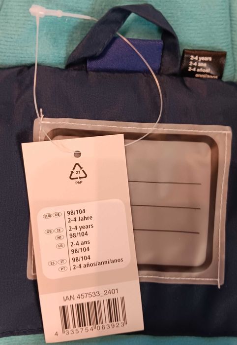 Kurtka dziecięca zimowa Lupilu narciarska 98/104