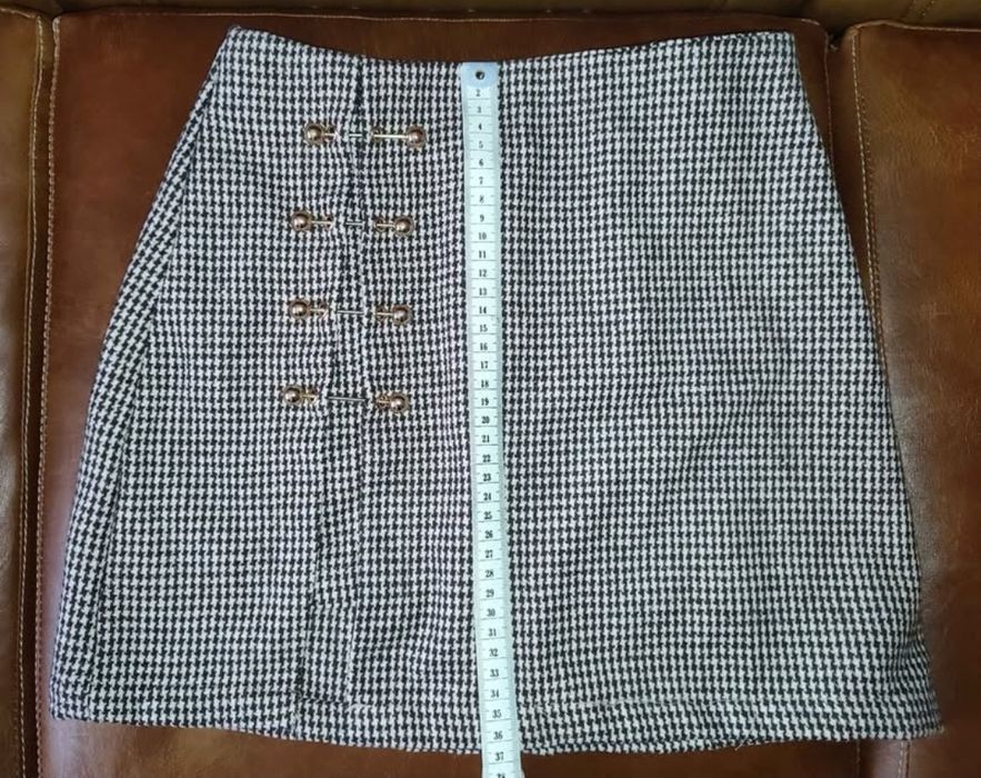 Saia elegante de xadrez