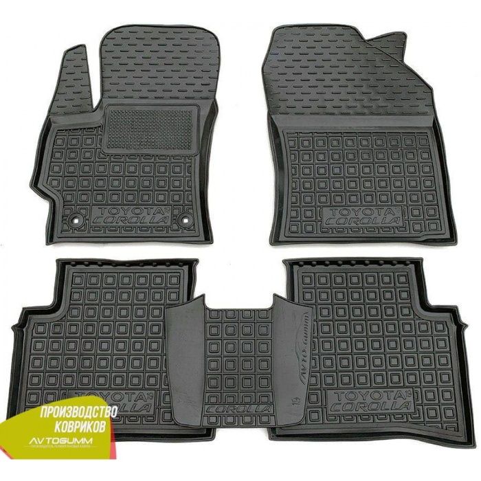 Коврики TOYOTA Corolla 2001-2020  Avensis 2003-2009 2009+ автогум
