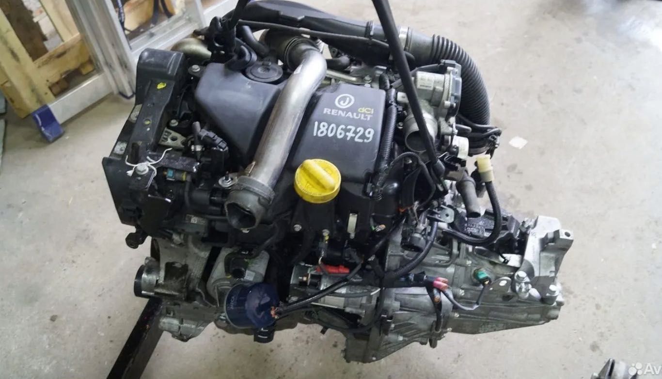 Двигун К9К 1.5 1.9 Renault Kangoo Megane Scenic Trafic Двигатель рено
