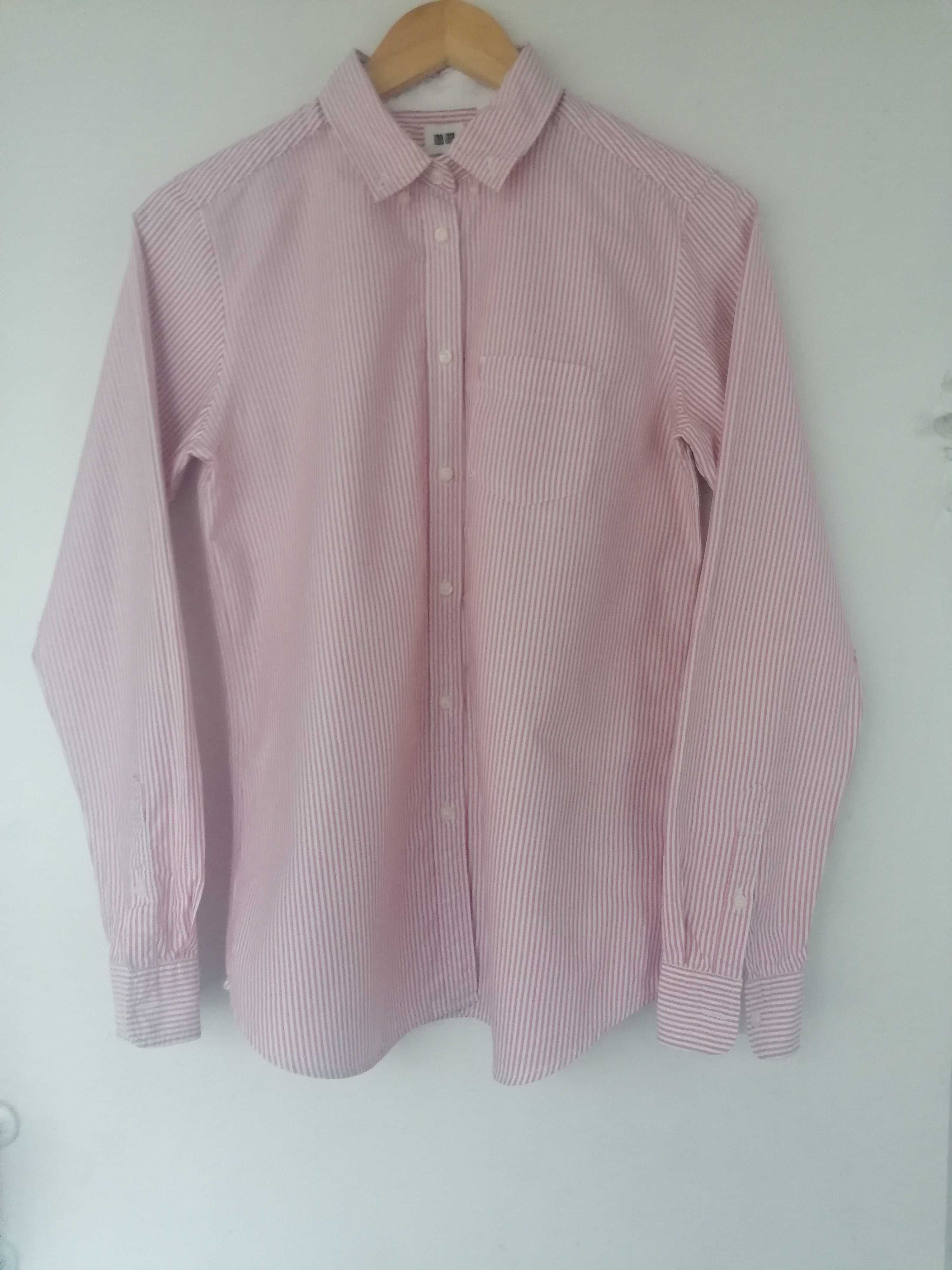 Рожева жіноча сорочка uniqlo