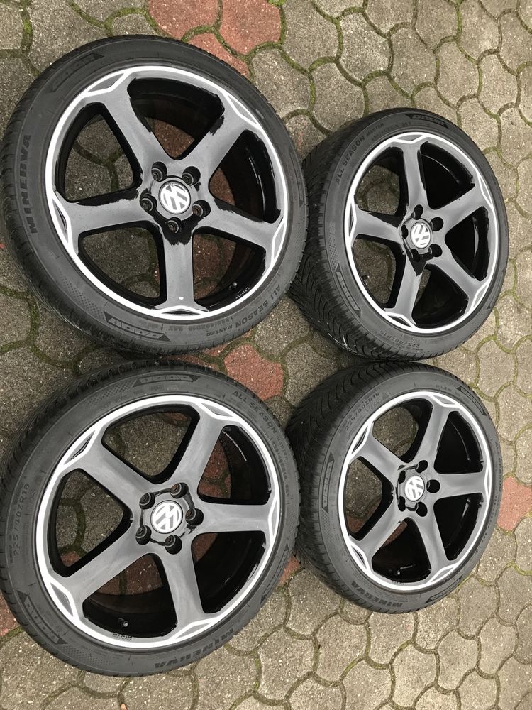 Koła Felgi Vw golf gti R-Line 18 cali 5x112 touran oryginalne opony