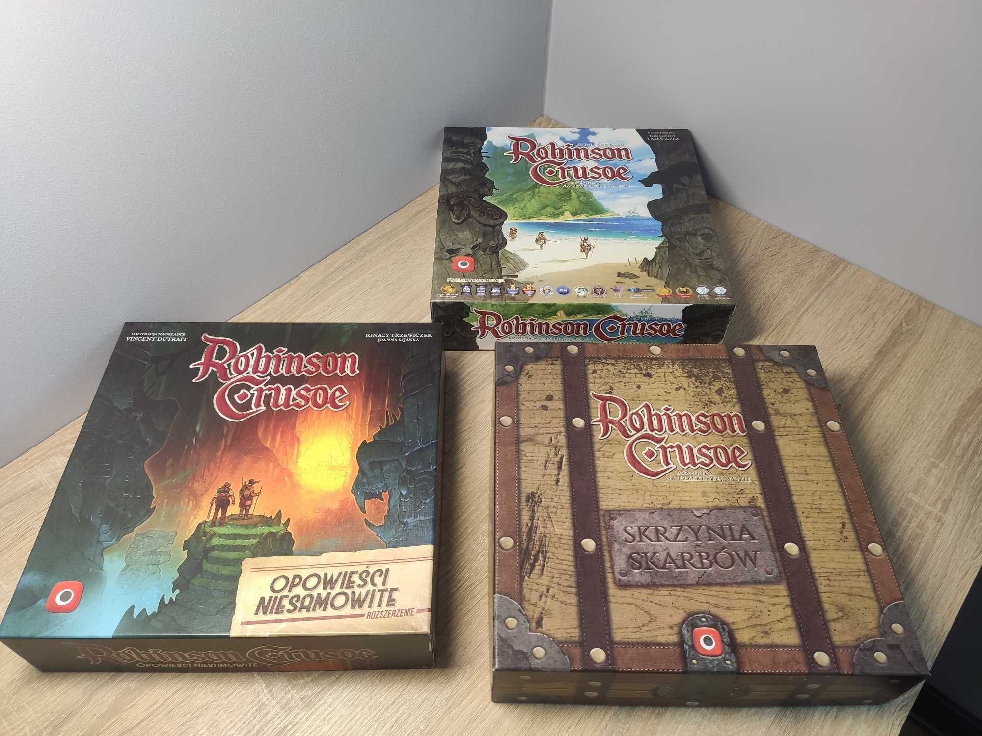 Robinson Crusoe + Dodatki + Insert + Wydruki 3D znaczników