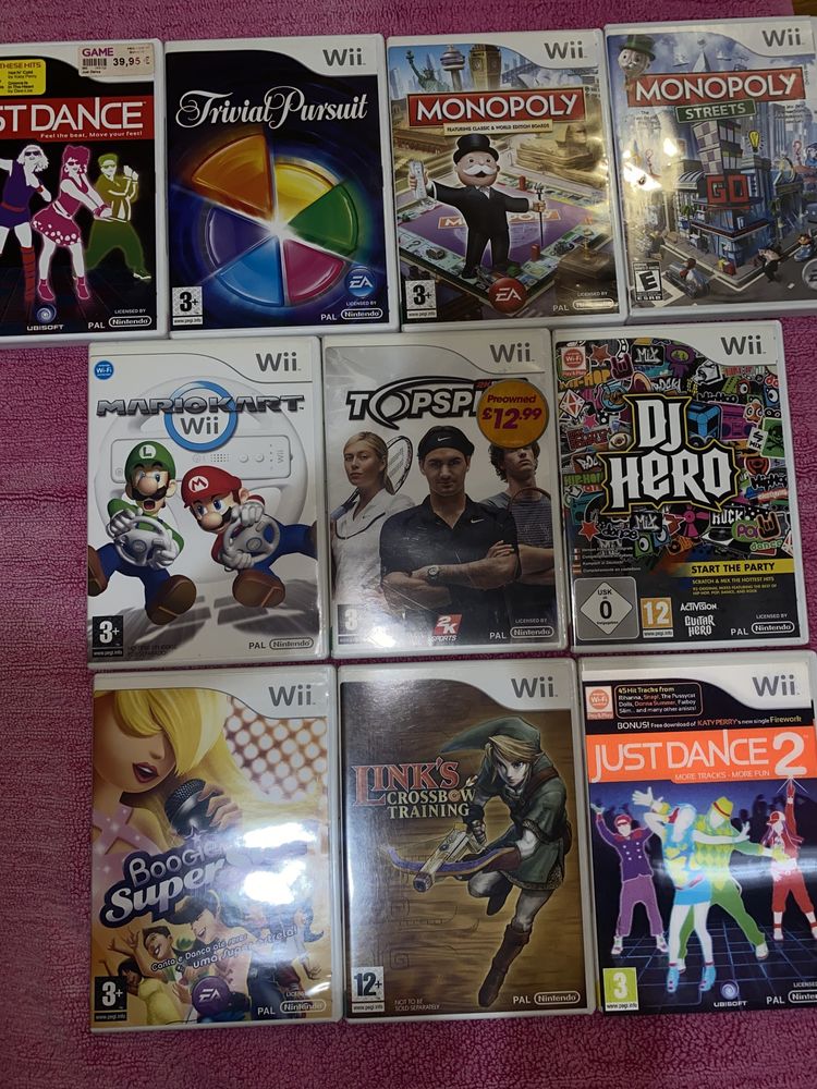 Wii consola Nintendo + 30 jogos + Todos os acessorios