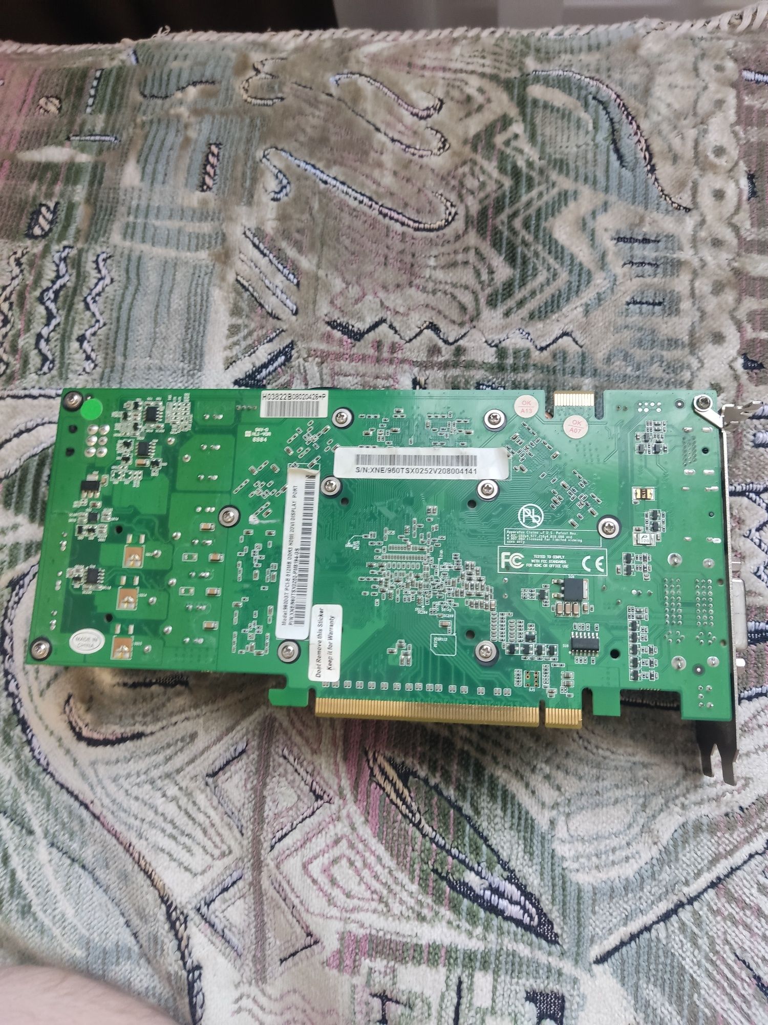 Продам 9600gt 512mb hdmi dvi dp-port