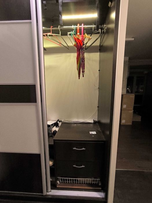 Szafa wnękowa pod zabudowę 150x60 257cm