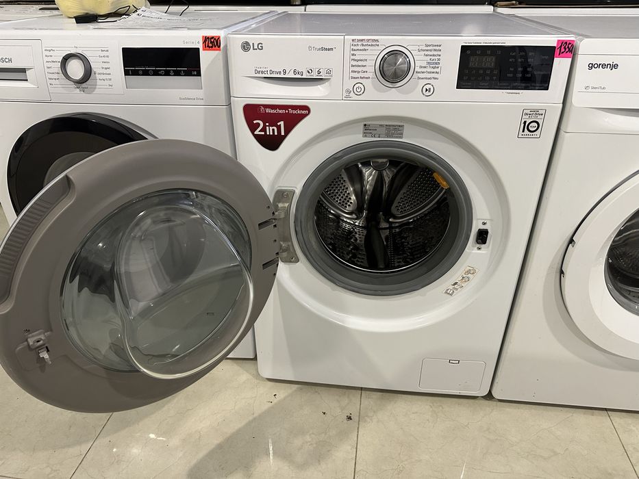 LG прально сушильна 9/6 кг пральна машина , машинка bt8873