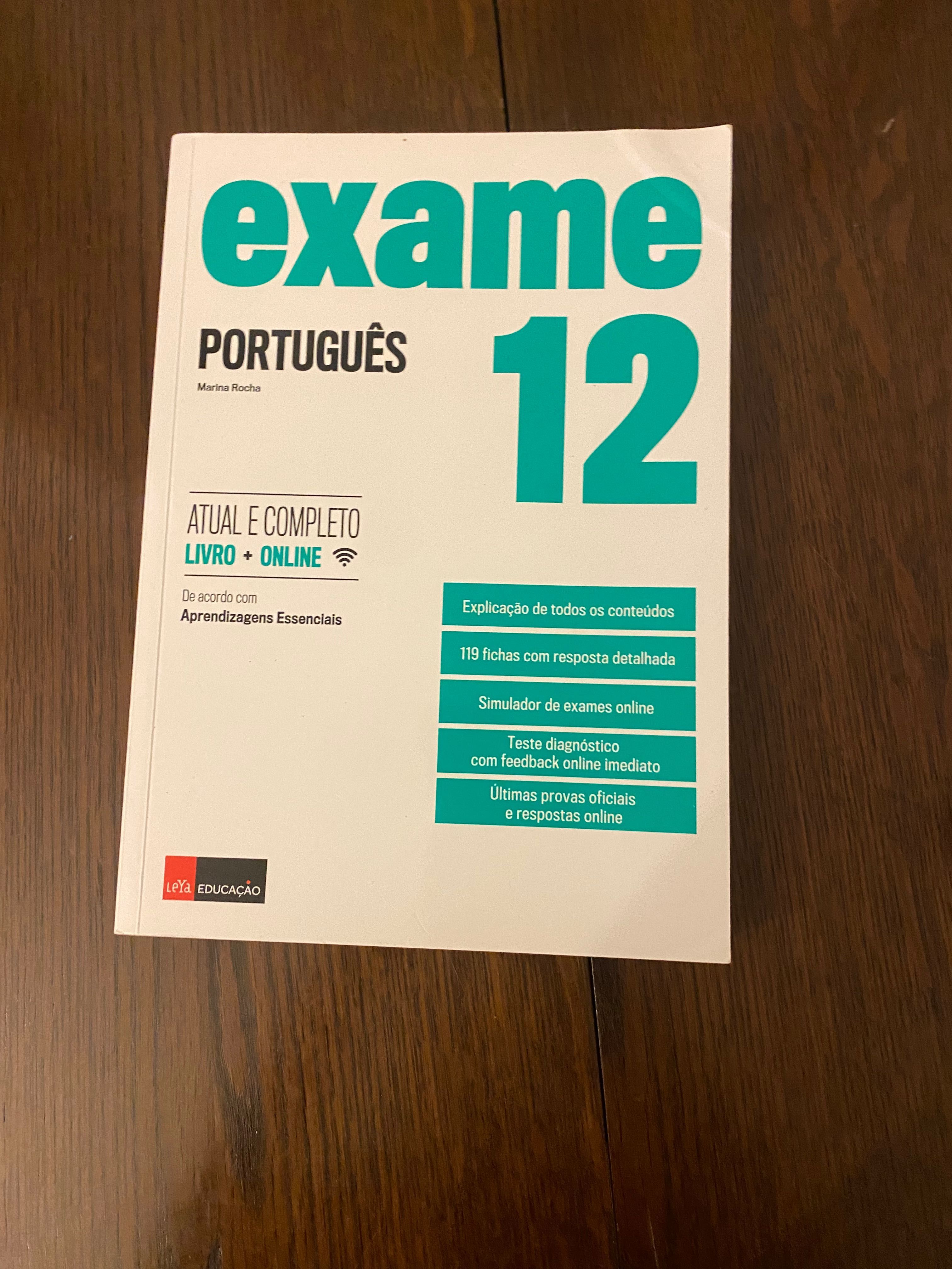 Livro de preparação para exame 12° - português (bom estado)