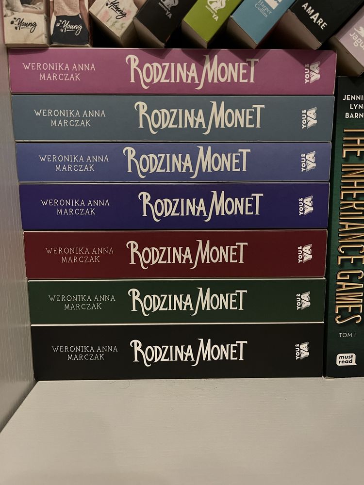 Książki - seria Rodzina monet