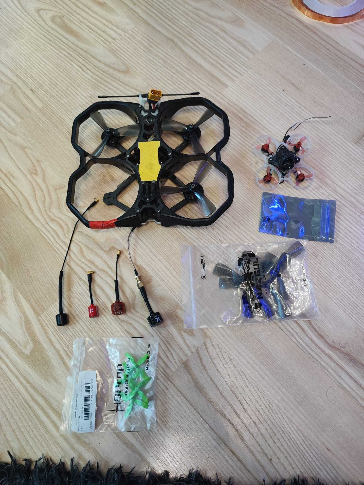 Zestaw Dron FPV (aparatura, baterie, dron)