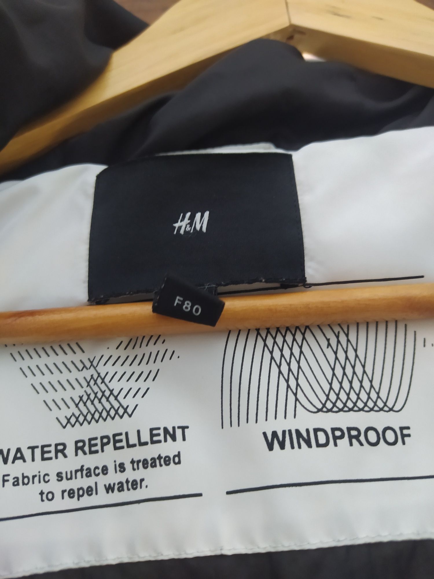 Kurtka zimowa H&M biała rozmiar XL/F80